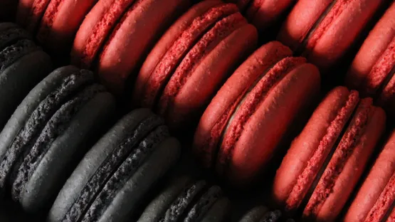 Glassatura criogenica su macaron - Air Liquide