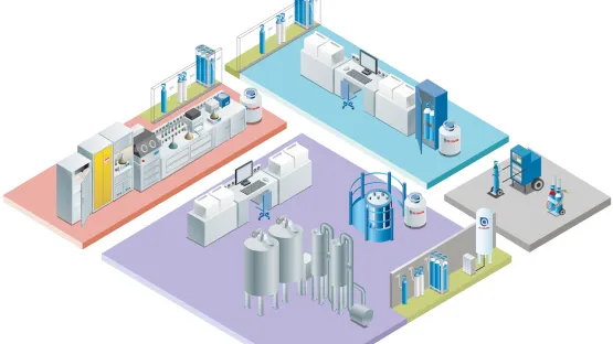 Solutions d'approvisionnement en azote pour mon laboratoire