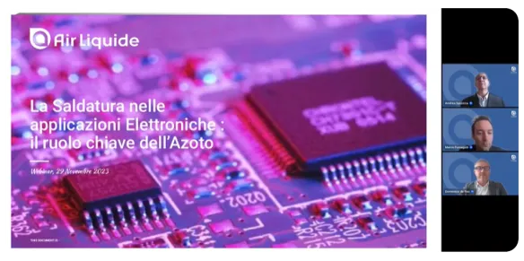 La saldatura nelle applicazioni elettroniche :  il ruolo chiave dell’Azoto