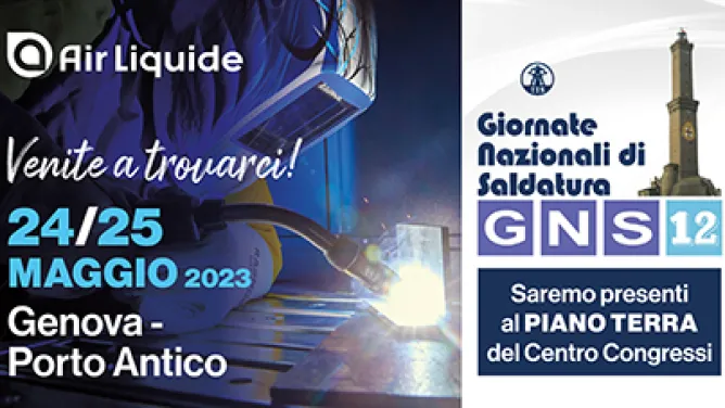 Air Liquide alle Giornate Nazionali di Saldatura