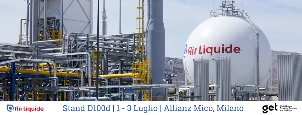 Air Liquide presenta le tecnologie per la transizione energetica alla fiera GET